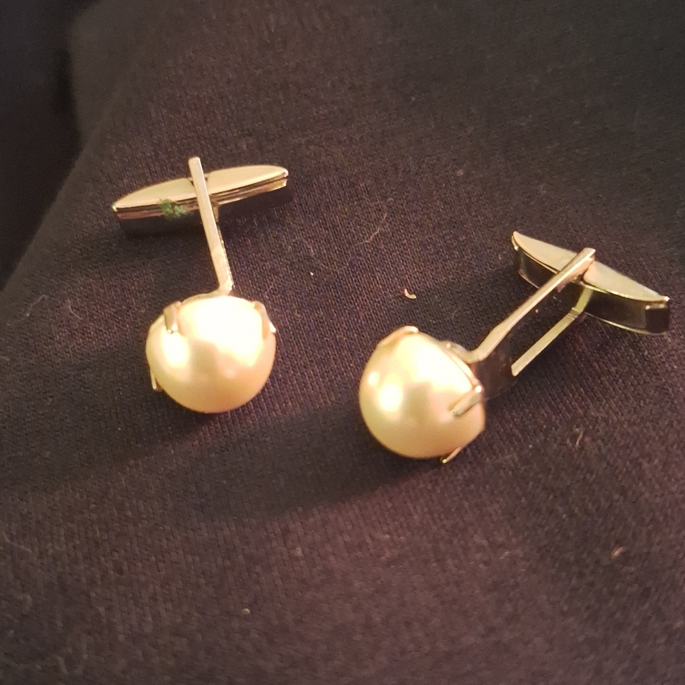 Vintage Faux Pearl Earrings